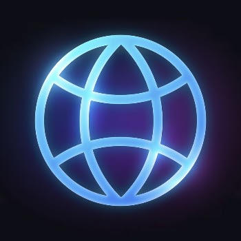 Globe grid icon, neon glow | Free Icons - rawpixel