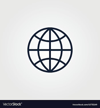 Globe icon simple vector image