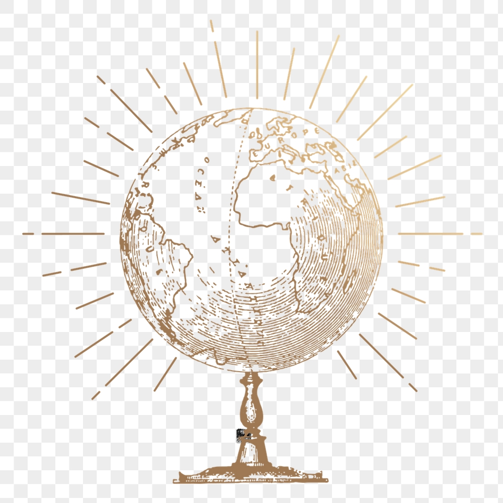 Globe png sticker, education, aesthetic | Free PNG Illustration - rawpixel