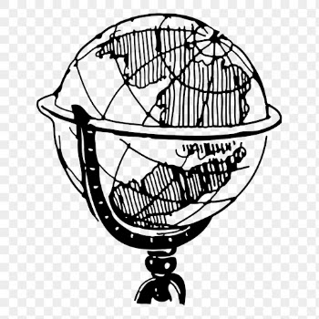 Globe png sticker, map hand | Free PNG - rawpixel