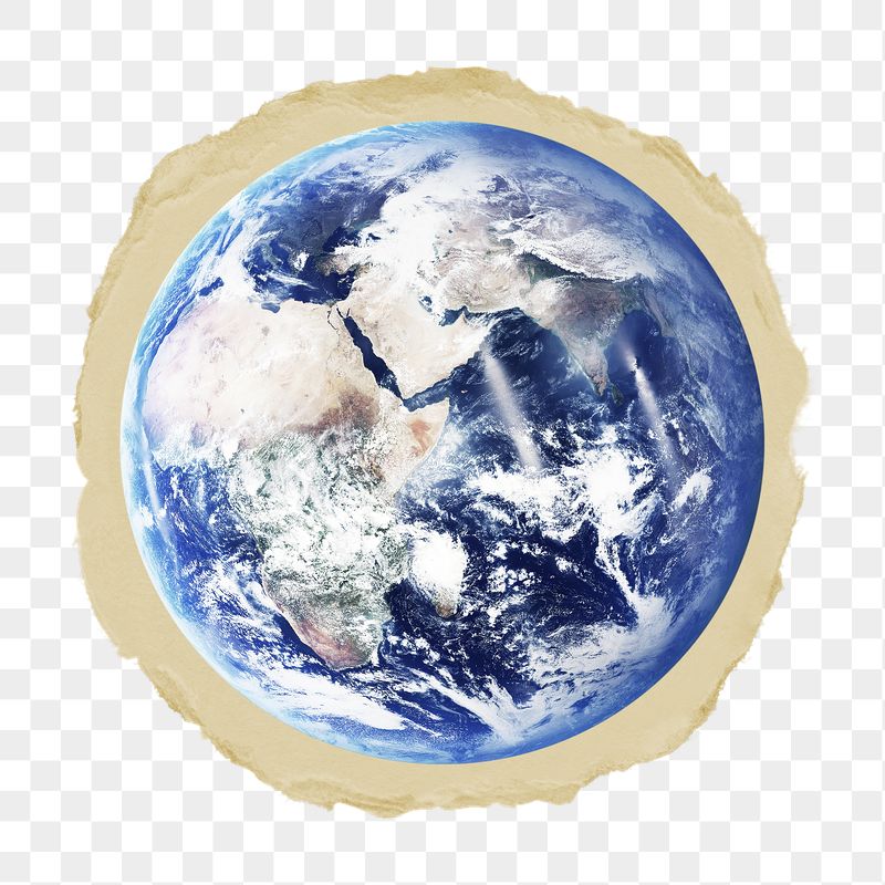 Globe surface png ripped paper | Free PNG - rawpixel