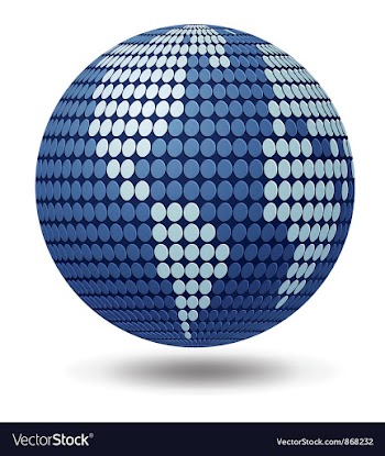 Globe vector image