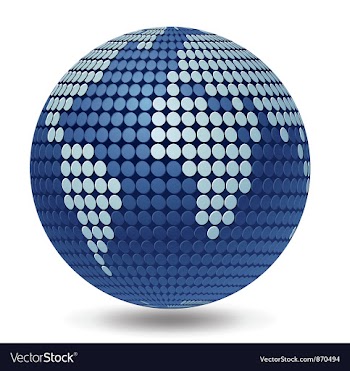 Globe vector image