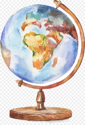 Globe Watercolor painting Drawing Illustration - Drawing Globe 