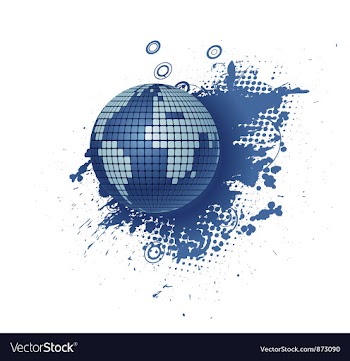 Globe with grunge vector image