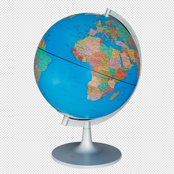 Globe World PNG High-Quality Image