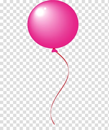 Globos, pink balloon sticker transparent background PNG clipart