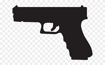 Glock 19 Silhouette, HD Png Download - 1280x548(#2239306) - PngFind