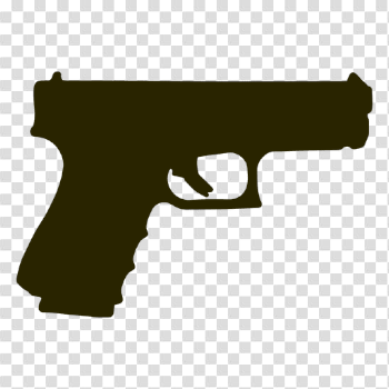 Glock pistol silhouette - Transparent PNG & SVG vector