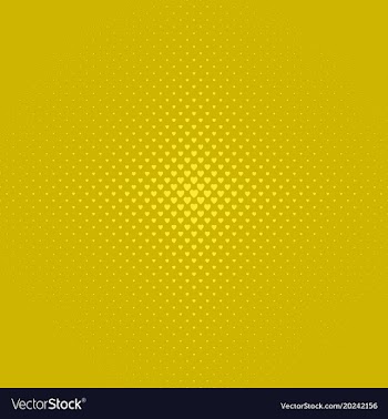 Gloden color abstract halftone heart background vector image