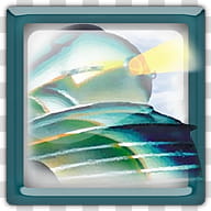 Gloss Dock Icons, Adobe_Streamline, white and blue abstract painting transparent background PNG clipart