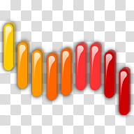 Gloss Dock Icons, Macromedia_Shockwave, assorted color lines transparent background PNG clipart