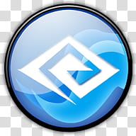 Gloss Dock Icons, MyIE, blue and white abstract painting transparent background PNG clipart