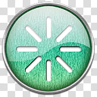 Gloss Dock Icons, Restart, two white and green plastic frames transparent background PNG clipart