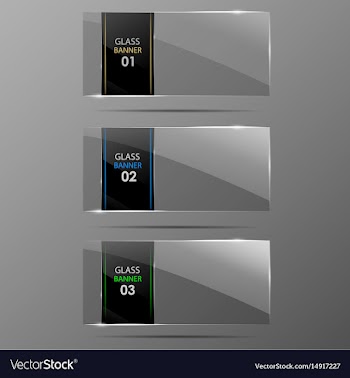 glossy banners