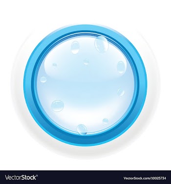 Glossy button vector image