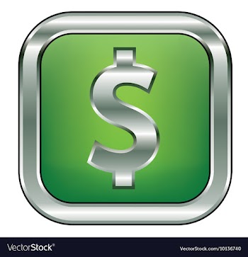 Glossy button vector image