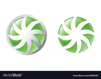 Glossy buttons vector image