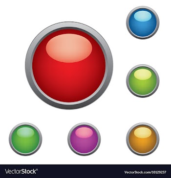 Glossy buttons vector image