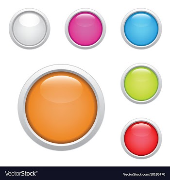 Glossy buttons vector image