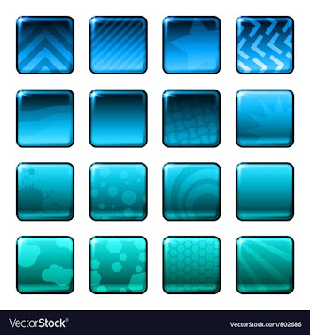 Glossy icons vector image