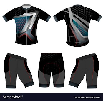 Glossy metal cycling vest vector image