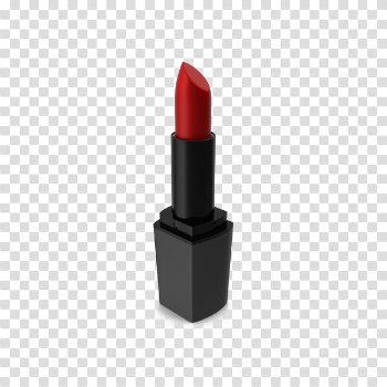 Glossy Red Lipstick PNG Image