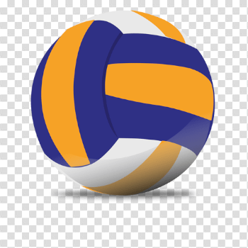 Glossy volleyball - Transparent PNG & SVG vector