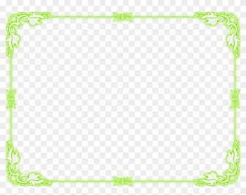 Glow Green Frame Png
