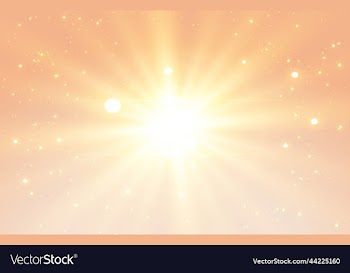glowing background with sparkling rays