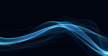 Glowing blue lines on dark background Free Photo