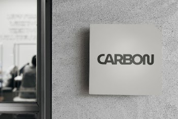 Glowing carbon business sign, aesthetic | Free Photo - rawpixel