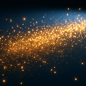 Glowing Golden Sparkles
