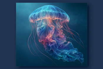 Glowing Jellyfish Dreamscape