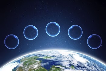 Glowing planet Earth background, floating | Free Photo - rawpixel