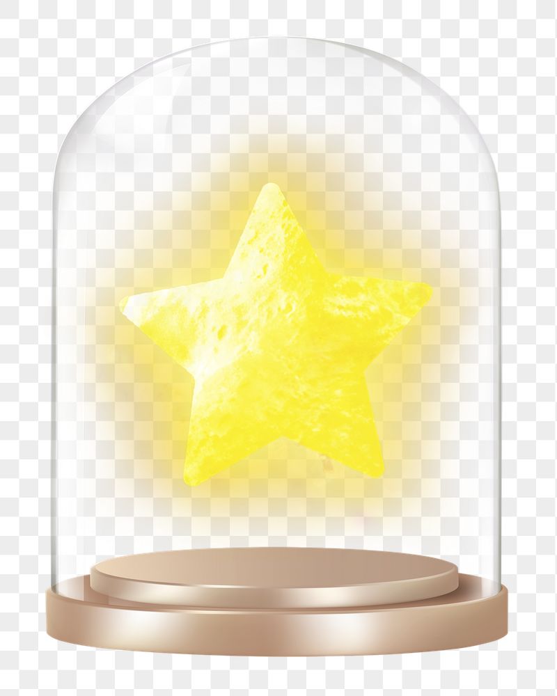Glowing star png glass dome | Free PNG - rawpixel
