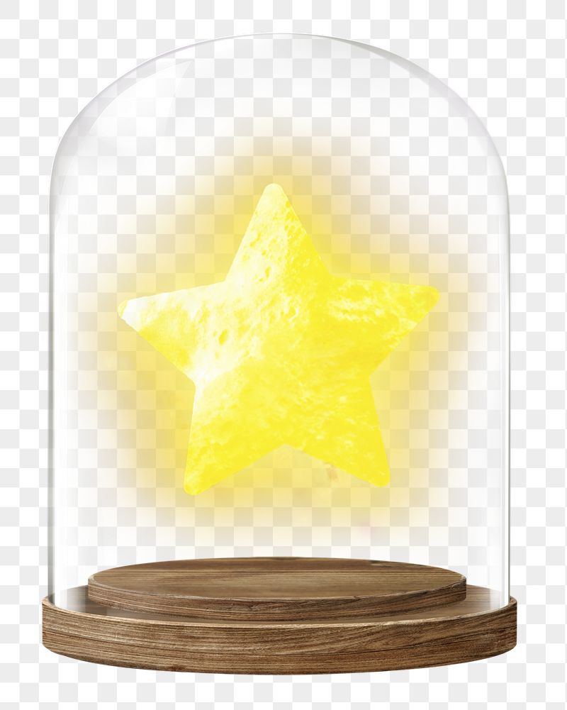 Glowing star png glass dome | Free PNG - rawpixel