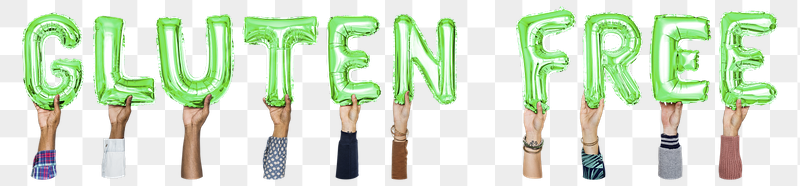 Gluten free word png, hands | Free PNG - rawpixel