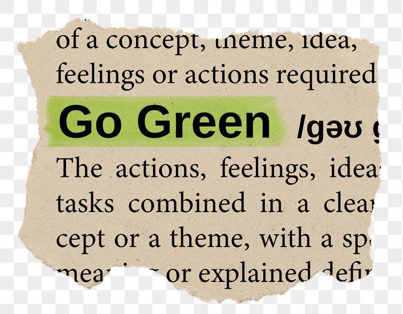 Go green png word sticker, | Free PNG - rawpixel