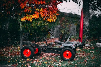 go-kart on grass