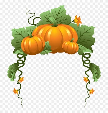 Go To Image - Pumpkin Vine Border
