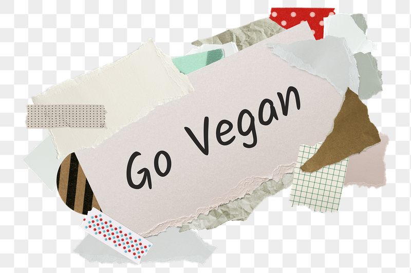 Go vegan png word sticker, | Free PNG - rawpixel