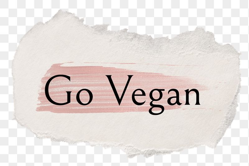 Go vegan png word sticker | Free PNG - rawpixel