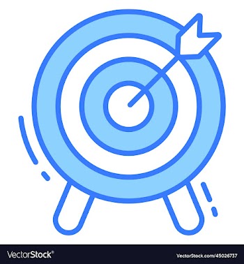 goal icon for graphic and web design
