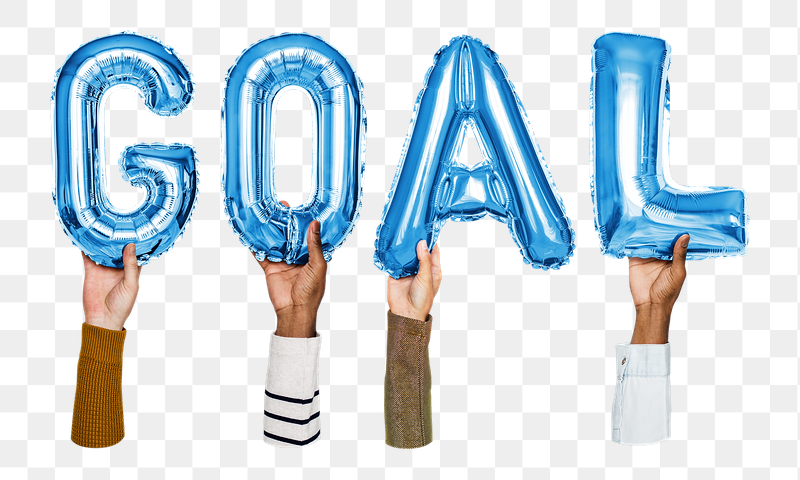 Goal word png, hands holding | Free PNG - rawpixel