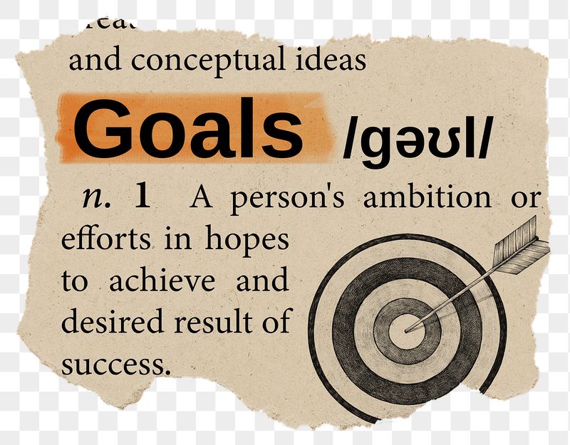 Goals png dictionary word sticker, | Free PNG - rawpixel