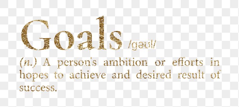 Goals png dictionary word sticker, | Free PNG - rawpixel
