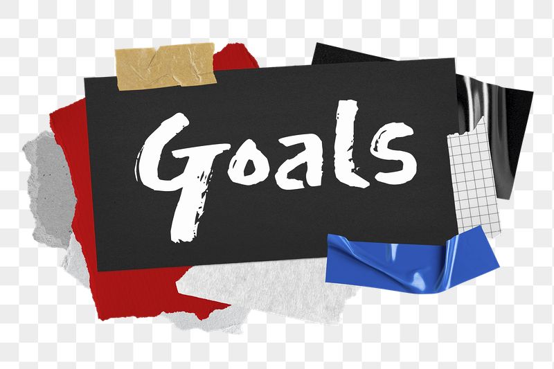 Goals png word sticker typography, | Free PNG - rawpixel