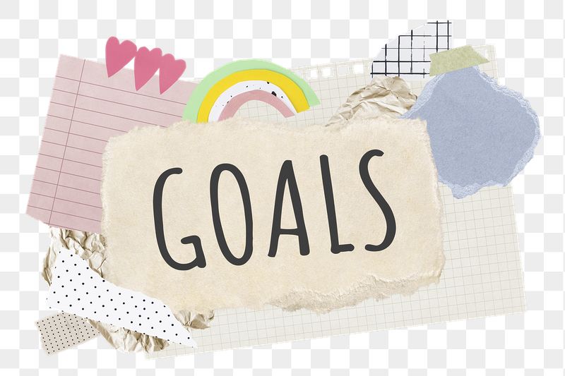 Goals png word sticker typography, | Free PNG - rawpixel