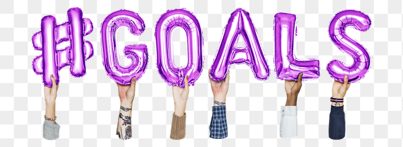 #Goals word png, hands holding | Free PNG - rawpixel